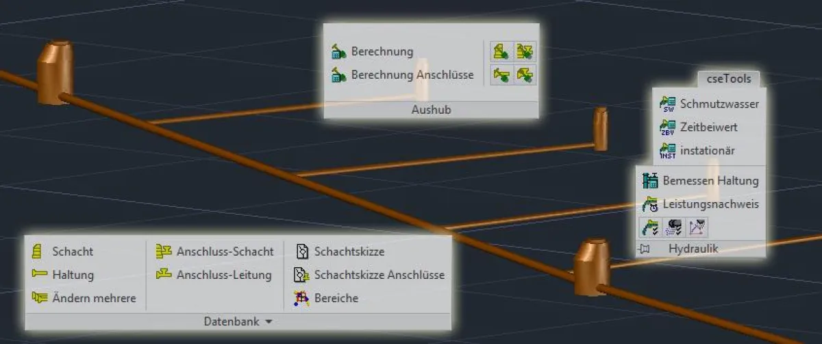 AutoCAD Civil 3D Hausanschlüsse