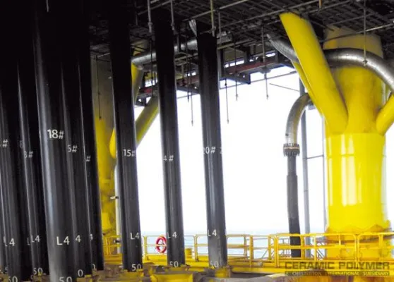 Bild: Ceramic Polymer Offshore-Beschichtungen: Schutz für Steigleitungen von Ölplattformen