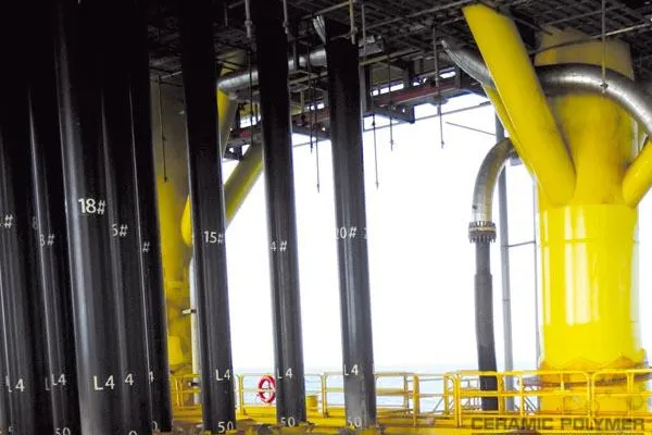 Ceramic Polymer Offshore-Beschichtungen: Schutz für Steigleitungen von Ölplattformen Bild: Ceramic Polymer Offshore-Beschichtungen: Schutz für Steigleitungen von Ölplattformen