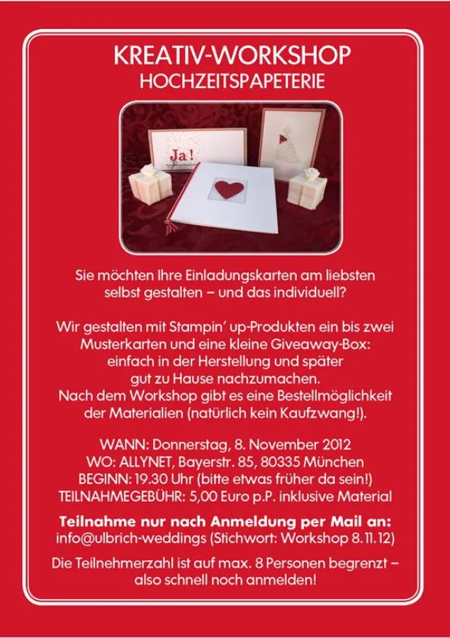 Workshop Papeterie