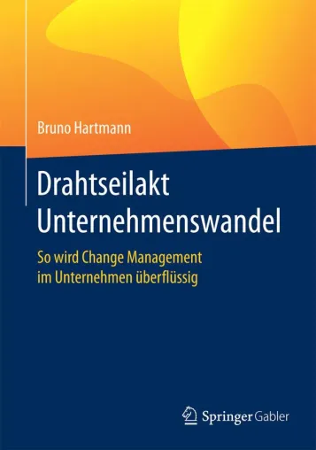 Bild: Drahtseilakt Unternehmenswandel – Wirksame Führung braucht kein Change Management