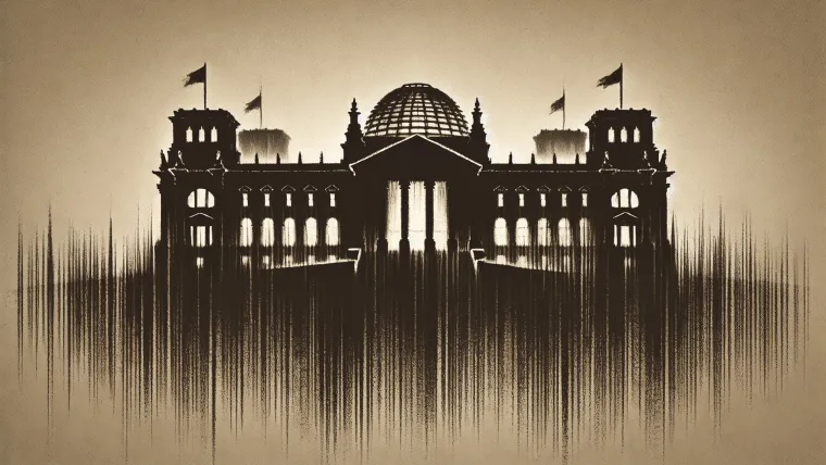 Bild: GEDANKENDUSCHE: Schatten der Demokratie
