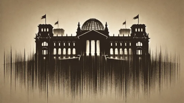 Bild: GEDANKENDUSCHE: Schatten der Demokratie