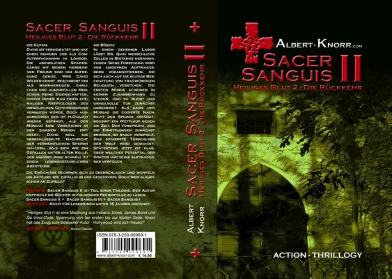 Bild: Wiener Newcomer schreibt erste Action-Thrillogy: Sacer Sanguis Heiliges Blut