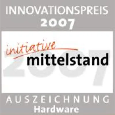 Bild: CompuRAM - Auszeichnung mit dem Innovationspreis 2007 ITK der Initiative Mittelstand in der Kategorie Hardware