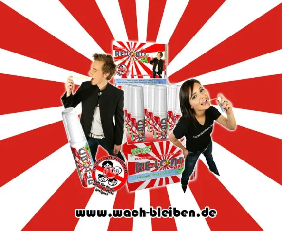 Bild: RE-LOAD Energy - Performance Koffeinspray als Novum auf dem Markt