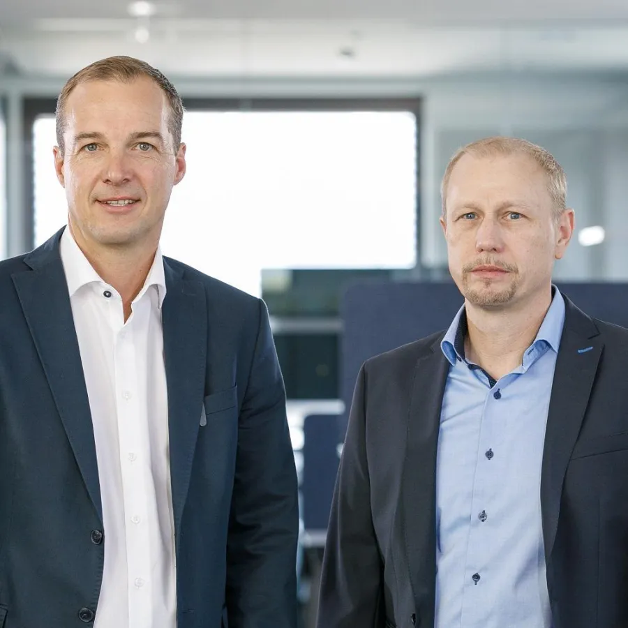 ALPLA COO Walter Ritzer (links) und ALPLA CTO Klaus Allgäuer