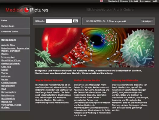 Bild: Medical Pictures ist online - Neue medizinische Bilderdatenbank