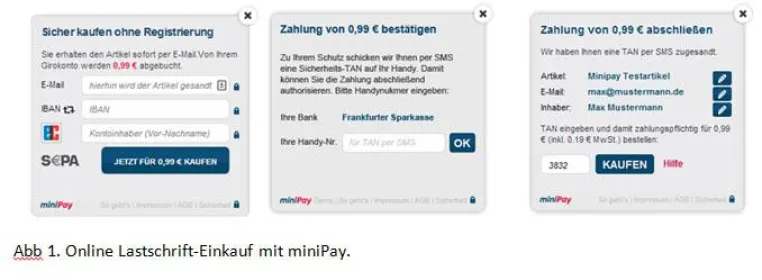 Bild: Laufkundschaft im Internet gewinnen mit miniPay