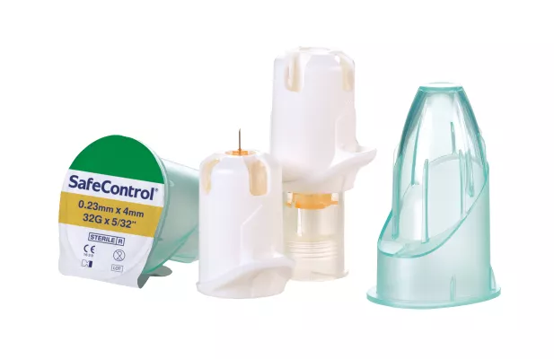 Bild: Ateria® SafeControl® Sicherheitspennadeln nun auch in 4 mm 32G auf dem deutschen Markt