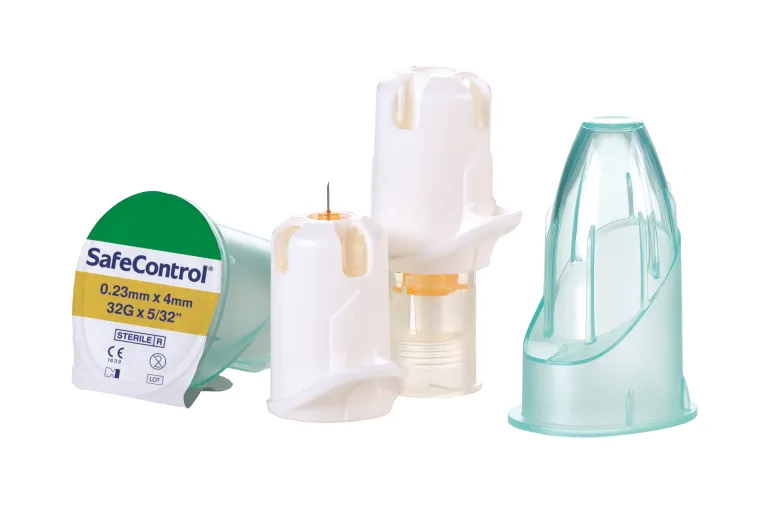 Ateria® SafeControl® Sicherheitspennadeln nun auch in 4 mm 32G auf dem deutschen Markt Bild: Ateria® SafeControl® Sicherheitspennadeln nun auch in 4 mm 32G auf dem deutschen Markt