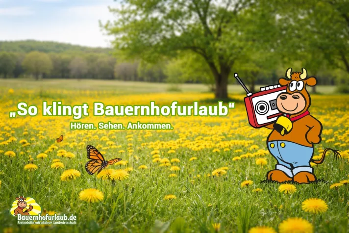 Bauernhofurlaub.de veröffentlicht eigenen Song: „So klingt Bauernhofurlaub“ – Hommage an Gastgeberhöfe Bild: Bauernhofurlaub.de veröffentlicht eigenen Song: „So klingt Bauernhofurlaub“ – Hommage an Gastgeberhöfe