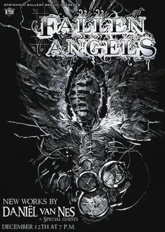 Bild: Strychnin Gallery Berlin präsentiert - Fallen Angels. Daniël van Nes + Virginie Ropars und Cliff Wallace