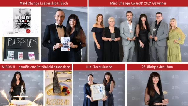 Bild: 25-jähriges Firmenjubiläum der Sabine Oberhardt GmbH & Co. KG und Verleihung des „Mind Change Award® 2024“