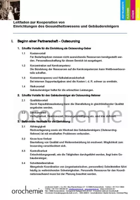 Bild: Konstruktive Zusammenarbeit zwischen Einrichtungen des Gesundheitswesens und Gebäudereinigungsdienstleistern