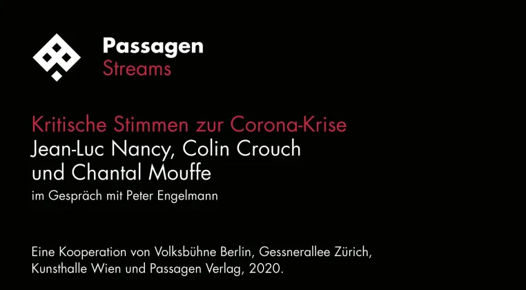 Bild: Passagen Streams - Kritische Stimmen zur Corona-Krise