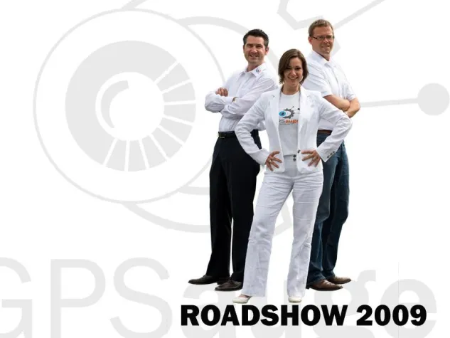 Start der Telematik Roadshow mit dem Team der GPSoverIP GmbH Bild: Start der Telematik Roadshow mit dem Team der GPSoverIP GmbH