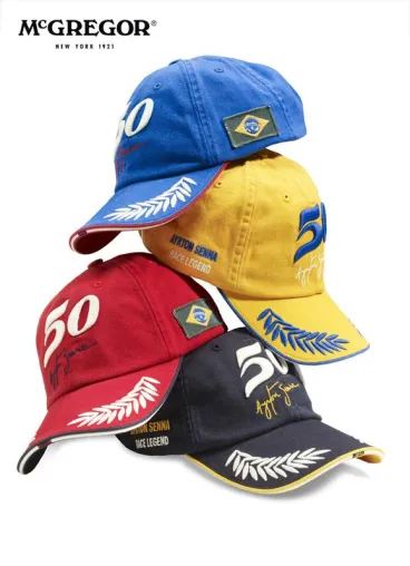 Original Ayrton Senna Sportswear von McGregor – Mode der Formel 1 Legende ab sofort im McGregor Shop Bild: Original Ayrton Senna Sportswear von McGregor – Mode der Formel 1 Legende ab sofort im McGregor Shop