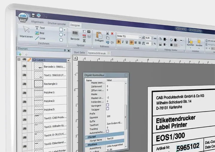 Bild: Neue Etikettensoftware cablabel® S3