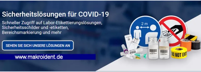 Bild: STOPP COVID-19 - Sicherheitslösungen für Betriebsstätten und Mitarbeiter