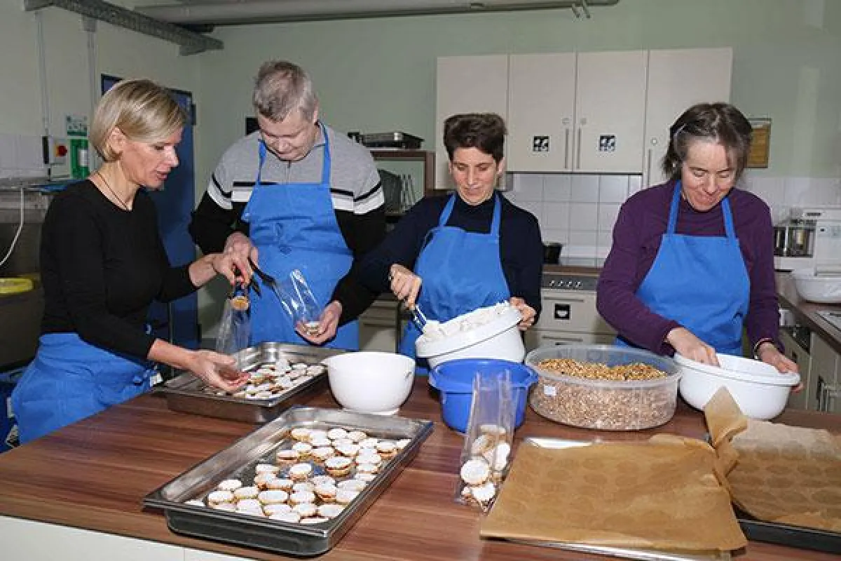 Im Arbeitsbereich Küche in Rosenharz ist immer was los