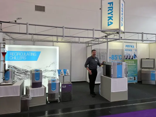 Bild: FRYKA-Kältetechnik überzeugt auf der analytica mit Herstellernähe und erweitertem Umlaufkühler-Portfolio