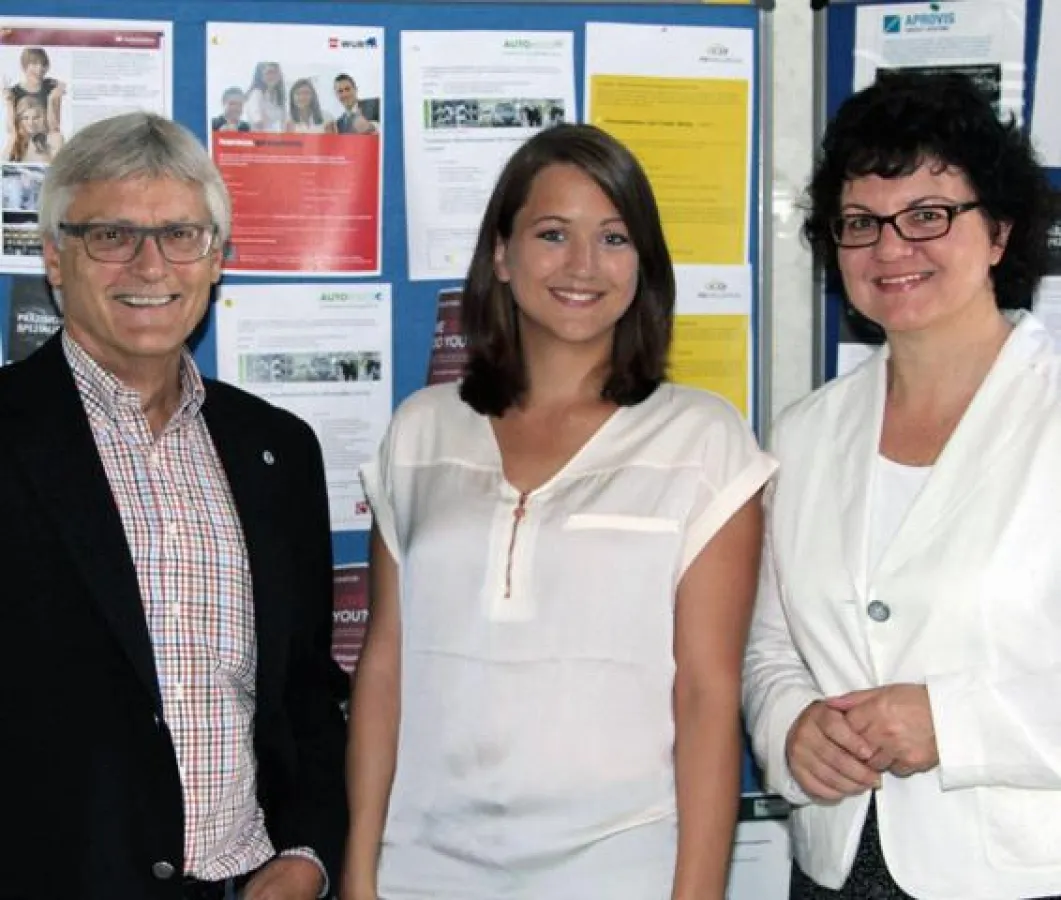 Foto hl-studios: Hans-Jürgen Krieg, Katrin Lengert und Prof. Dr. Ute Ambrosius, HS Ansbach