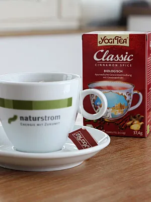 Bild: YOGI TEA® nutzt naturstrom
