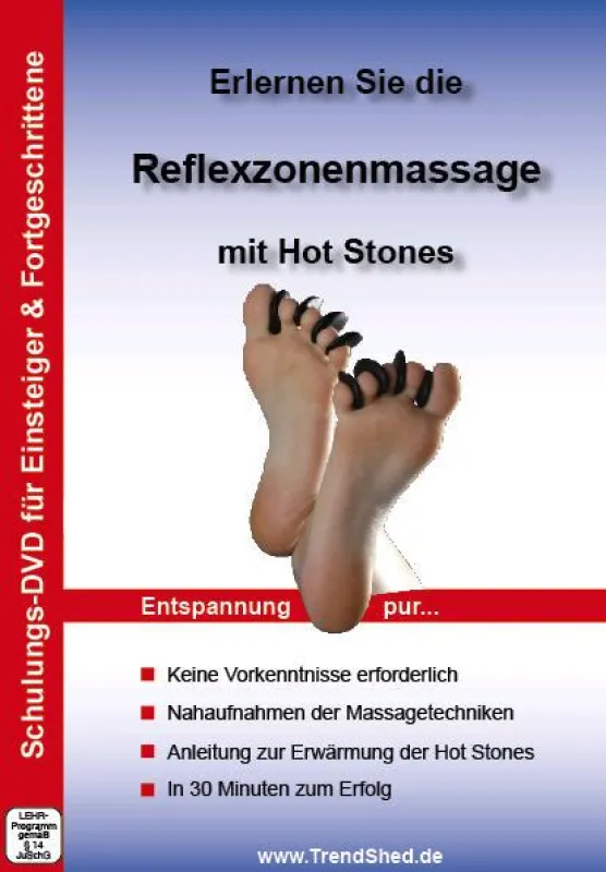 Fußreflexzonenmassage mit Hot Stones