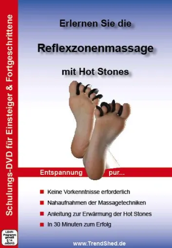 Bild: Fußreflexzonenmassage mit Hot Stones