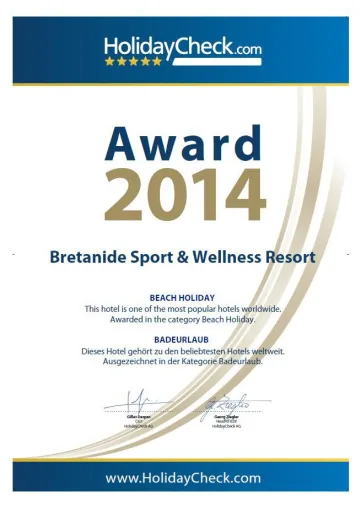Bild: BRETANIDE Sport & Wellness Resort auf der Insel Brac als eines der beliebtesten Hotels weltweit ausgezeichnet