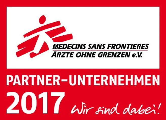 Bild: AUVESY ist Partner-Unternehmen 2017 von Ärzte ohne Grenzen e.V.
