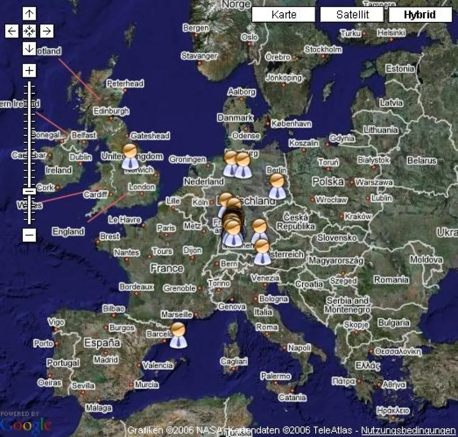 Die Sicht unserer Kunden über Google Maps