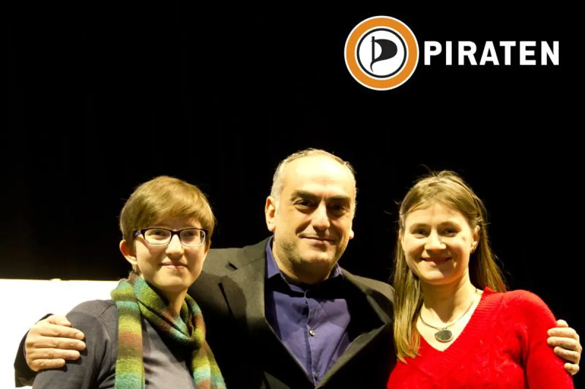 Julia Reda, Fontios Amanatides und Anke Domscheit-Berg belegen die ersten drei Listenplätze.