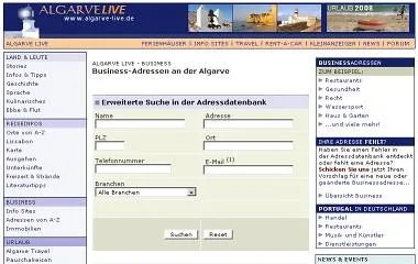 Bild: Neues Businessportal für die Algarve / Portugal