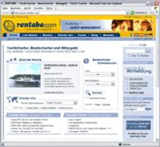 Bootsferien im Internet planen Bild: Bootsferien im Internet planen