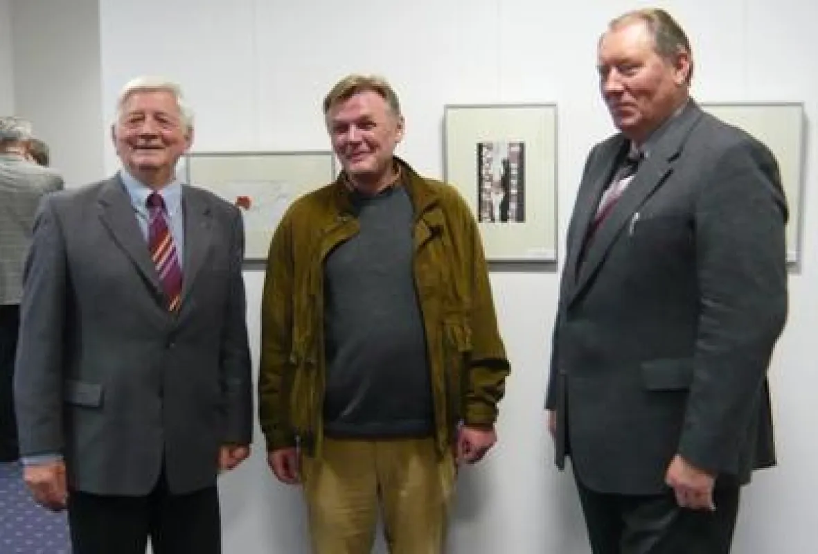 v.l.n.r. Walter Tillmann, Dr. Franz Josef Kosel, Lorenz Bohle