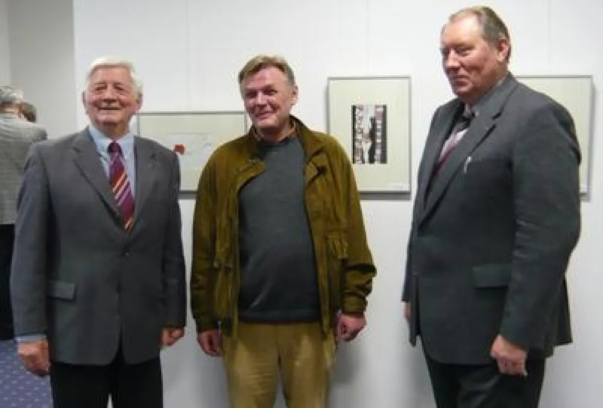 v.l.n.r. Walter Tillmann, Dr. Franz Josef Kosel, Lorenz Bohle