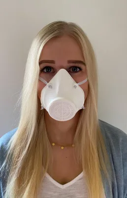 Bild: Wiederverwendbare Alltagsmasken aus dem 3D-Drucker