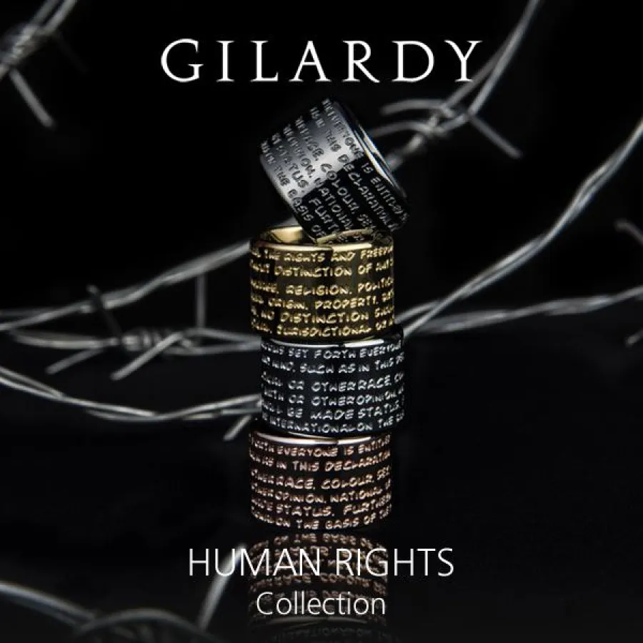 Die neue GILARDY HUMAN RIGHTS Schmuck Kollektion
