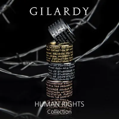 Bild: Die neue GILARDY HUMAN RIGHTS Schmuck Kollektion
