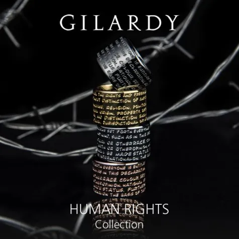 Die neue GILARDY HUMAN RIGHTS Schmuck Kollektion Bild: Die neue GILARDY HUMAN RIGHTS Schmuck Kollektion