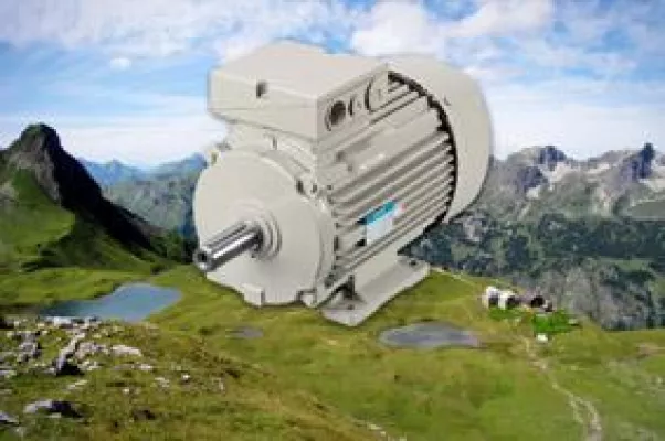 Bild: Wasserturbine mit überdimensioniertem Generator von Johannes Hübner Giessen