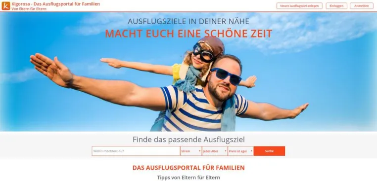 Familienzeit mehr genießen – neues Online-Portal für Familienausflüge Bild: Familienzeit mehr genießen – neues Online-Portal für Familienausflüge