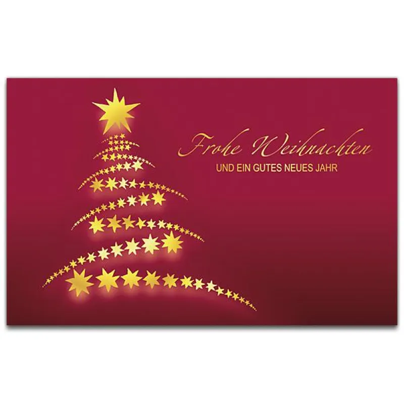 Ein Beispiel aus über 400 thematisch gegliederten Weihnachtskarten-Motiven