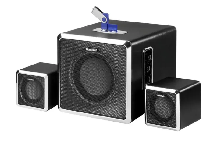 Bild: MusicMan® BT–X3 2.1 Stereo-Soundstation mit Bluetooth-Funktion