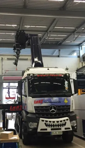Bild: Ladekran LK500 = abgasfrei = umweltfreundlich