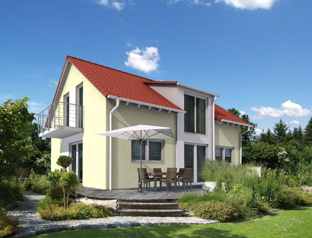Das Haus wird als Bausatz geliefert, den auch Laien mit Einweisung verarbeiten können. Foto: PraktikHaus Bausysteme GmbH & Co. KG