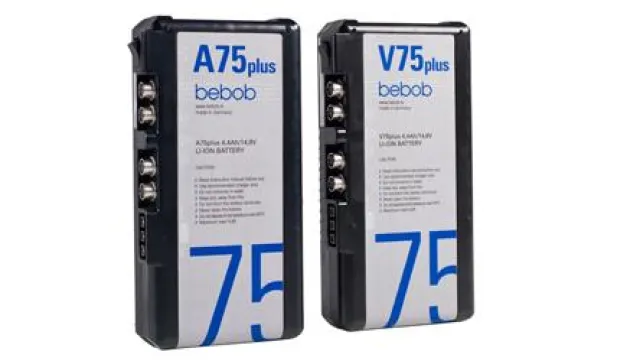 Bild: Optimale Versorgung von kleineren Kameras und Audiogeräten mit den neuen 75Wh-Akkus