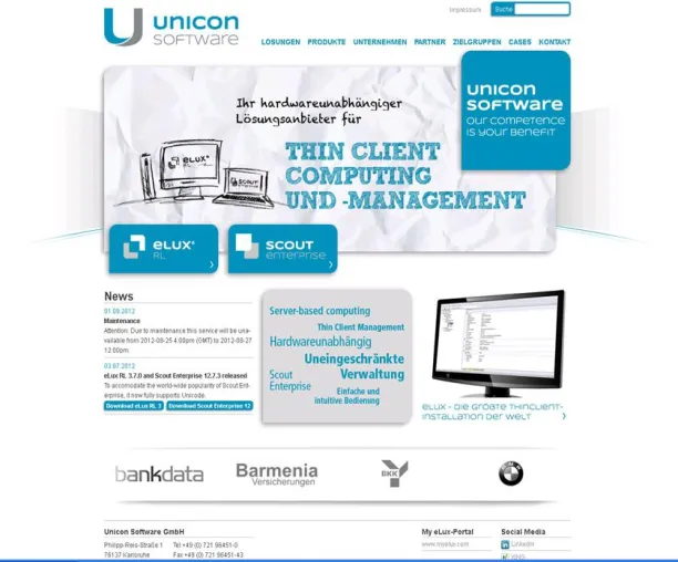 Unicon Software GmbH: Ab sofort mit aktualisiertem Markendesign und neuem Internet-Auftritt Bild: Unicon Software GmbH: Ab sofort mit aktualisiertem Markendesign und neuem Internet-Auftritt